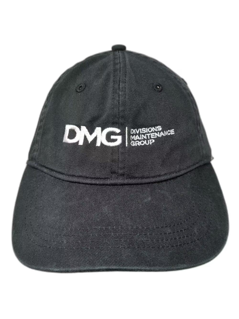 Alternative DMG Divisions Maintenance Group Black Baseball Cap Hat OS Slideback